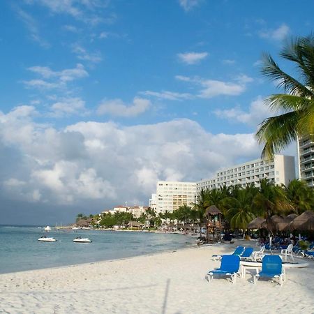 Oceanfront Condo At Voted Best Cancun Sandy Beach Luaran gambar