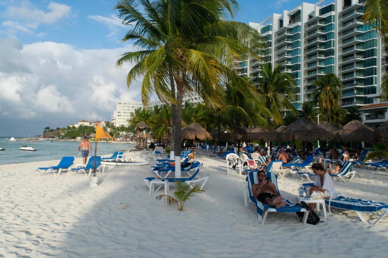 Oceanfront Condo At Voted Best Cancun Sandy Beach Luaran gambar